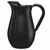 Service Ideas WPB2BSBX 67.6 Oz. Black Stainless Steel Thick Handle Bell Pitcher