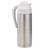 Service Ideas S2SN100WHT 33.8 Oz. Stainless Steel White SteelVac Vacuum Creamer