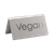 Service Ideas 1C-BF-VEGAN-MOD 1.5" H Metal "Vegan" Beverage ID Tent