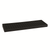 Service Ideas DT412BL 4" W Black Styrene Rectangular Drip Tray