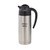 Service Ideas S2SN100SMET 33.8 Oz. Stainless Steel Black SteelVac Vacuum Creamer