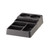 Service Ideas SC1090 8.5" W Black Plastic Condiment Caddy