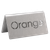 Service Ideas 1C-BF-ORANGE-MOD 1.5" H Metal "Orange" Beverage ID Tent