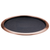 Service Ideas TR1614RIRG 16" Dia. Gold Round Stainless Steel Tray