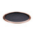 Service Ideas TR1614RIRG 16" Dia. Gold Round Stainless Steel Tray