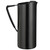 Service Ideas X7025BSBXV2 64.24 Oz. Black Onyx Stainless Steel with Ice Guard Slim Water Pitcher