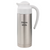 Service Ideas S2SN100SMETWHT 33.8 Oz. Stainless Steel SteelVac Vacuum Creamer