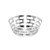 Service Ideas SB-75 6.5" Dia Round Metal Mod18 Steelworks Bread Basket