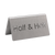 Service Ideas 1C-BF-HALF&HALF-MOD 1.5" H Metal "Half & Half" Beverage ID Tent