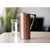 Service Ideas X7025BSRG 64.2 Oz. Rose Gold Stainless Steel Metallic Elements Water Pitcher