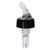 Omcan USA 80885 2 Oz. Clear Plastic Pourer with Collar (12 Per Pack)