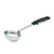 Vollrath 61174 5 Oz. Solid Stainless with Grip 'N Serv Black Plastic Handle Spoodle
