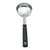 Vollrath 61174 5 Oz. Solid Stainless with Grip 'N Serv Black Plastic Handle Spoodle