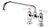 Krowne 15-410L-L-H2 Standard Swing and Swivel 0.5 GPM Deck Mount Faucet