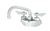 Krowne DX-406 6" Swing Spout Ultra-Polish Satin Finish Splash Mount Diamond Series Faucet