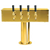 Micro Matic DS-254-PVDKR Countertop Glycol Cooled with 4 Faucets T Style Draft Beer Tower