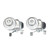 Component Hardware CSTPK-3PUES-3B 3" Dia. Blue Polyurethane Stem Caster Pack