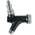 Micro Matic CMB-X2CH Black Plastic Chrome Creamer Faucet with Stainless Steel Lever