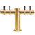 Micro Matic METRO-T-4PVDKR Countertop Glycol Cooled with 4 Faucets Metropolis "T" Draft Beer Tower