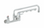 T&S Brass B-0230-U18 Polished Chrome Plated Brass body with Stream Regulator Outlet Ultrarinse 8” Wall Mount Mixing Faucet