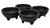 Omcan USA 80981 56 Oz. Polypropylene Molcajete Salsa Bowl