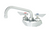 Krowne DX-408 8" Swing Spout Ultra-Polish Satin Finish Splash Mount Diamond Series Faucet