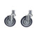 Component Hardware CSTPK-5PFC Blue Polyurethane Female Collar Shelving Caster Pack