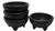 Omcan USA 80980 4 Oz. Polypropylene Molcajete Salsa Bowl