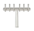 Micro Matic HAVANA6-C Countertop Glycol Cooled with 6 Faucets Havana Draft Beer Tower