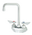 Krowne DX-401 6" Double Bend Spout Ultra-Polish Satin Finish Splash Mount Diamond Series Faucet