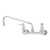 T&S Brass B-0231-AM 12" Swing Nozzle Wall Mount 8" Double Pantry Faucet