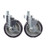 Component Hardware CSTPK-5PUTS-3B 5" Blue Polyurethane Wheel Threaded Stem Caster Pack