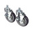 Component Hardware CSTPK-5PUTS-3B 5" Blue Polyurethane Wheel Threaded Stem Caster Pack