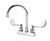 Krowne 15-301L-W-E4 Gooseneck 1.5 GPM Deck Mount Faucet