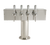 Micro Matic DS-354-PSS-W Stainless Steel Finish 4 Tap Air-Cooled T Style Wine Font