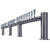 Micro Matic METRO-HH-30PSSKR 4" Column with 30 Stainless Steel Faucets Metropolis "HH" Draft Beer Tower