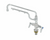 T&S Brass B-0201-U12-CR Polished Chrome Plated Brass with Cerama Cartridge UltraRinse Single Hole Deck Mount Mixing Faucet