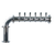 Micro Matic TT-L-6KR-11 Stainless Steel 1 Column 6 Taps Titan "L" Draft Tower