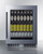 Summit SDHG2443 3.5 Cu. Ft. Black Freestanding Undercounter Beverage Center - 115 Volts