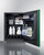 Summit AL54G 23.63" W Emerald Green Door Black Undercounter All-Refrigerator - 115 Volts