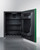 Summit AL54G 23.63" W Emerald Green Door Black Undercounter All-Refrigerator - 115 Volts