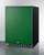 Summit AL54G 23.63" W Emerald Green Door Black Undercounter All-Refrigerator - 115 Volts