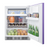 Summit BRF611WHPADA 5.1 Cu. Ft. Lavender Purple Door White Undercounter Refrigerator-Freezer - 115 Volts