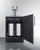 Summit SBC7BRSCF2 24" Wide Black Stainless Steel Cold Brew Coffee Kegerator - 115 Volts
