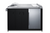 Summit CARTOS54LS 57.88" W Black Finish Portable Outdoor Kitchenette with Stainless Steel Door Refrigerator - 115 Volts