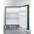 Summit BRF631BKG 5.1 Cu. Ft. Emerald Green Door Jet Black Undercounter Refrigerator-Freezer - 115 Volts