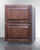 Summit SPRF34D7 3.9 Cu.Ft. Stainless Steel Undercounter Refrigerator-Freezer - 115 Volts