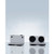 Summit MRF66BKA 5.1 Cu. Ft. Black Microwave or Refrigerator-Freezer Combination - 115 Volts