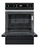 Summit TEM715DK 24" Wide Black Glass Door Electric Residential Wall Oven - 115 Volts