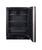 Summit ALFZ53IF 3.7 Cu. Ft. Black Exterior Custom Front Reach-In Undercounter All-Freezer - 115 Volts